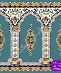 سجاده فرش بارگاه آبی