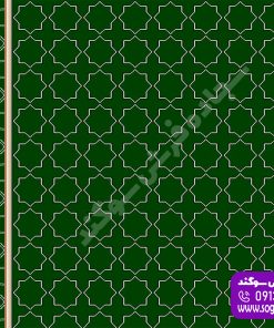 سجاده فرش تشریفاتی جلیل سبز