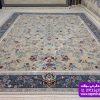 فرش طرح لارا نقره ای