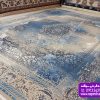 فرش طرح وینتیج آبی