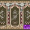 سجاده فرش محرابی دیپلمات گردویی