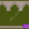 سجاده فرش محرابی صدف سبز