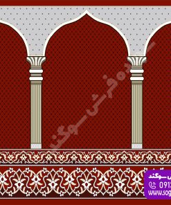 «خرید سجاده فرش مناجات لاکی ۷۰۰ شانه کاشان».