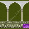 سجاده فرش مناجات سبز