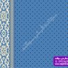 سجاده فرش تشریفاتی طرح رمضان رنگ آبی فیروزه‌ای کاشان