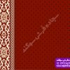سجاده فرش تشریفاتی طرح رمضان لاکی قرمز مخصوص مساجد و نمازخانه‌ها - برند سجاده فرش سوگند